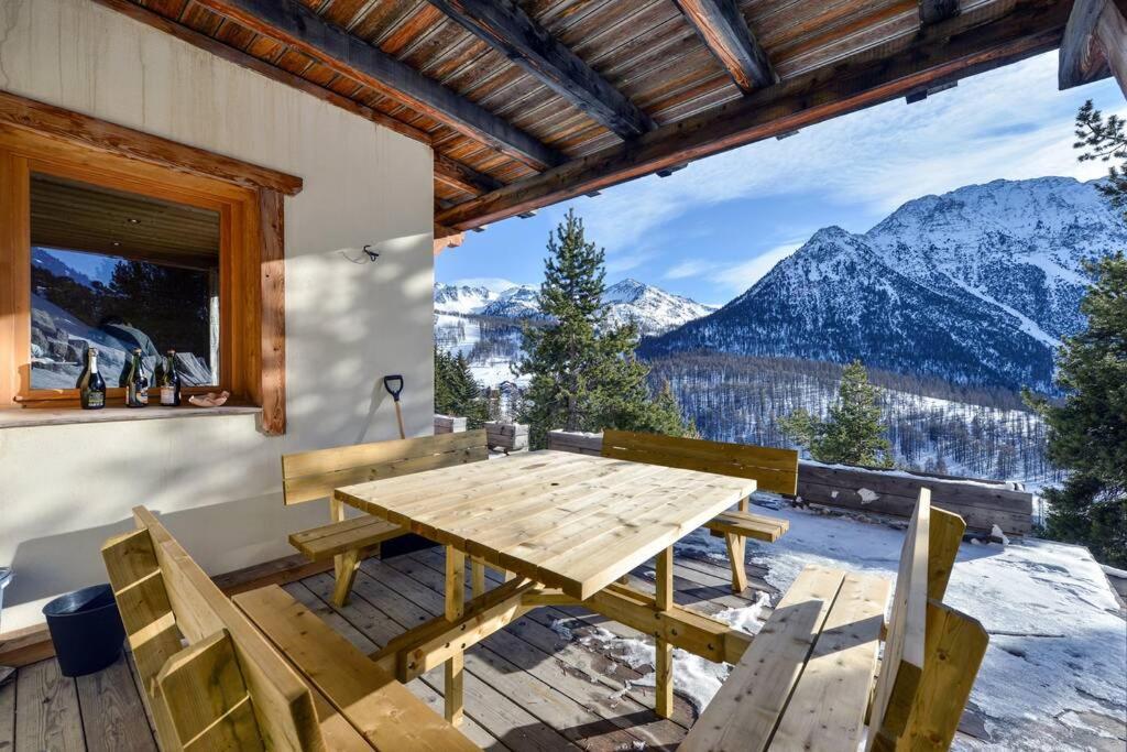Appartement Cosy Mountain _ Free Park à Montgenèvre Extérieur photo