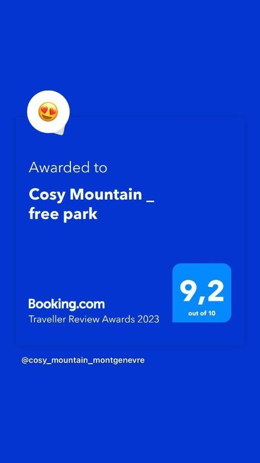 Appartement Cosy Mountain _ Free Park à Montgenèvre Extérieur photo